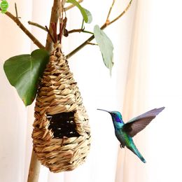 Nouveau nid d'oiseau tissé à la main nid d'oiseau et Cage décoration de jardin maison d'oiseau maison d'oiseau écologique Cage à oiseau