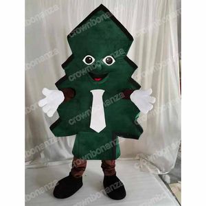 Nouveaux costumes de mascotte d'arbre de Noël vert Halloween personnage de dessin animé tenue costume de Noël en plein air fête festival robe vêtements publicitaires promotionnels