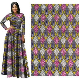 Nouvelle qualité garantie véritable tissus africains véritable nouveau tissu de cire véritable cire vêtements africains tissu de coton 6 Yards lor245s