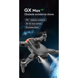 Nieuwe GX Max Obstakelvermijding Borstelloze luchtfotografie Optische stroompositionering Opvouwbare drone Vierassige vliegtuigen