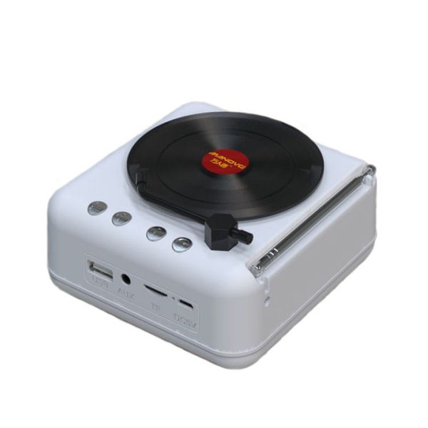 Nouveau H3 rétro vinyle tourne-disque forme Mini haut-parleur sans fil Vintage vinyle haut-parleur