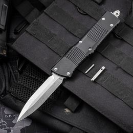 NIEUW H8101 Automatisch tactisch mes D2 Stone Wash Blade CNC Aviation Aluminium Handgreep Outdoor Camping Hiking Survival Pocket Knives