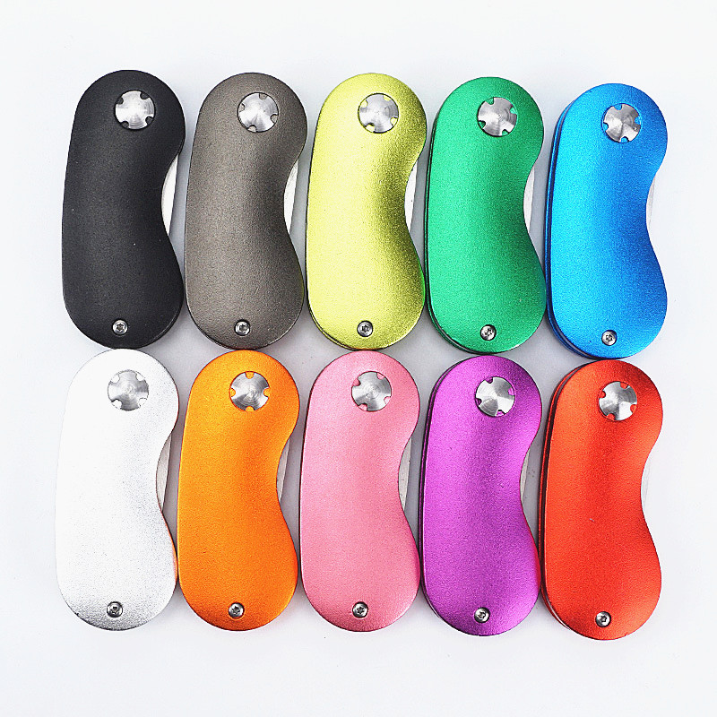 New H9243 Foldable Golf Divot Repair Tool Stainless Steel with Pop-up Button & Detachable 10 Colors