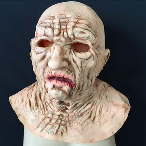 Nueva máscara de calavera de sangre de Halloween Látex Pelucas de miedo casa embrujada zombis decoración de terror Costilla músculo diablo terror máscaras Vampiro Envío gratis