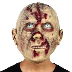 Nieuwe Halloween Bloody Scary Scary Masks Adult Zombie Monster Horror Mask Latex Costume Party Full Head Mask Spookhuis Props