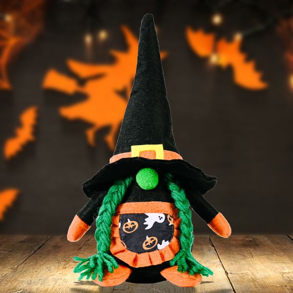 Nouvelles décorations d'Halloween, figurines à barbe blanche, décorations de poupées, ambiance de fête, accessoires et cadeaux en stock