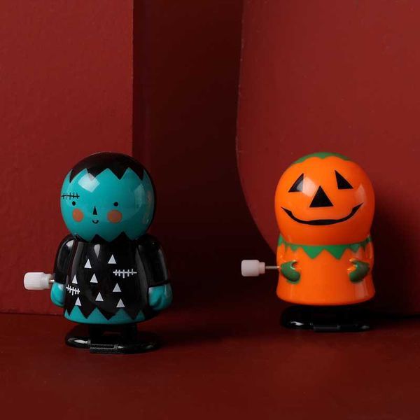 Nuevo Halloween novedad esqueleto Zombie calabaza relojería regalo divertido caminar saltar relojería juguetes para chico regalos de fiesta de Navidad