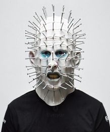 Nieuwe Halloween -enge pinhead zombie maskers Hellraiser film Cosplay latex volwassen feestmaskers voor Halloween7953608