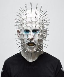 Nouveau Halloween effrayant Pinhead Zombie Masks Hellraiser Movie Cosplay Latex Adult Party Masques pour Halloween7501031
