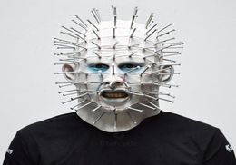 Nouveau Halloween effrayant Pinhead Zombie Masks Hellraiser Movie Cosplay Latex Adult Party Masques pour Halloween8465558