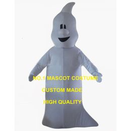 Nouveau costume de mascotte blanche Halloween Costumes d'anime de carto