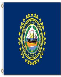 NEW HAMPSHIRE State Retro Style Flags America State Nation Flags con GROMMETS 100D POLYESTER Custom Flags3858009