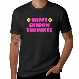 Nouveau Happy Shadow Thoughts T-shirt surdimensionné t-shirt vêtements mignons t-shirts personnalisés concevoir vos propres t-shirts unis pour hommes g0Hv #