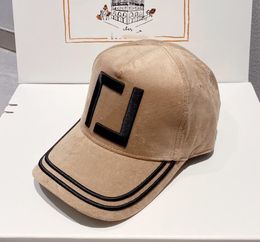 Nouveau chapeau automne et hiver en daim casquette à visière Style coréen décontracté tout-Match chapeau mâle lettre mode fashionmonger casquette de Baseball