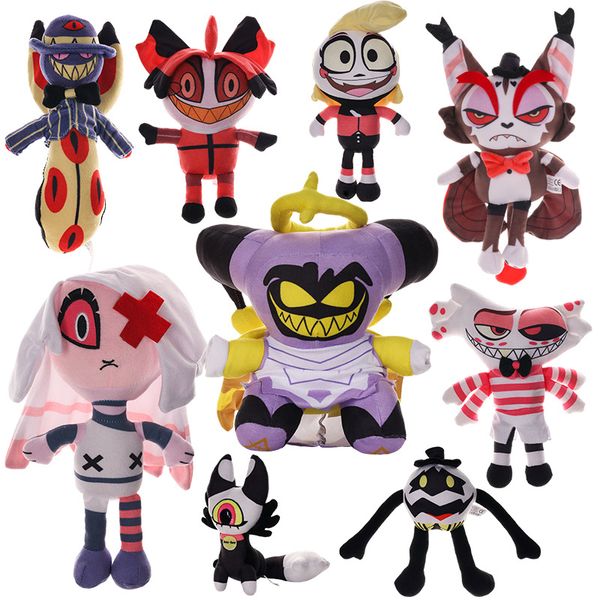 New Hazbin Hotel Hell Anime Inn Cartoon Series Dolls, extrêmement maléfique, poupées environnantes, jouets en peluche