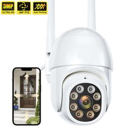 Nouveau HD 2MP WiFi IP caméra Protection de sécurité Surveillance Kamera CCTV maison intelligente 1080P extérieur 360 PTZ moniteur de suivi automatique IP Cam