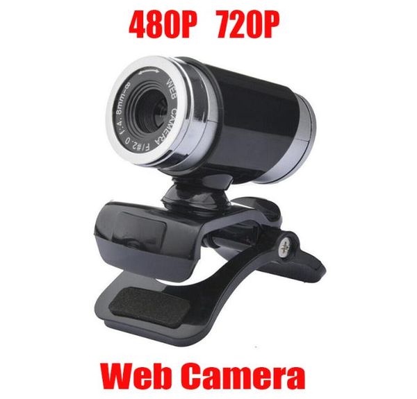 Nouvelle caméra Web HD Webcam 360 degrés vidéo numérique USB 480P 720P Webcam avec Microphone pour ordinateur portable ordinateur de bureau accessoire8668137