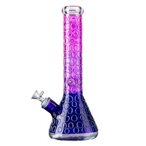 New Heady Beaker Hookah Dab Oil Rig 13 pouces de hauteur Big Bong 7mm d'épaisseur Bongs en verre Artisanat Pipe à eau en verre Fumée Rigs 18mm Joint femelle avec bol Diffus Downstern