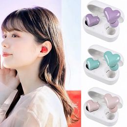 Nuevos auriculares Heartbuds TWS Bluetooth 5,3 auriculares inalámbricos auriculares en forma de corazón para mujer auriculares internos regalos para niñas