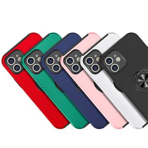 Nuevas fundas de teléfono con soporte resistente para iPhone 15 14 13 12 11 Pro Max Mini 12 13 14 Plus XS X XR 6 7 8 SE2 SE3 XS MAX 13 Soporte de succión magnético para automóvil Cubierta para teléfono móvil