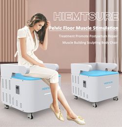 NOUVEAU HI-EMT Machine de réparation musculaire du plancher pelvien Coussin de traitement de l'incontinence urinaire Ems Muscle EM-chaise équipement de beauté de serrage vaginal