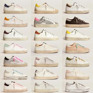 New Hi Star Sneakers semelle plate-forme Chaussures Femme Casual Shoe Marque italienne Double hauteur et emblématiques Chaussures plates Designer Golden Classic White Do-old Dirty style