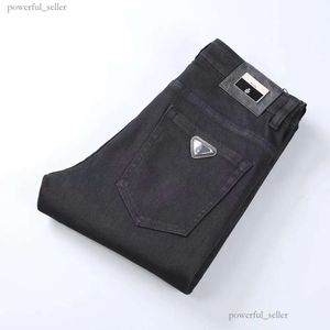 Jeans décontractés pour hommes, haut de gamme, Slim, tendance, tous les pantalons droits, petits pieds, extensibles, Preda 866, nouvelle collection automne et hiver