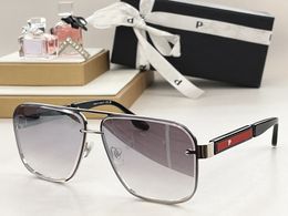Neue High-End-Logo-P-Sonnenbrillen, trendige quadratische Fahrbrillen für Männer und Frauen, Designer-Sonnenbrillen für UV-Schutz