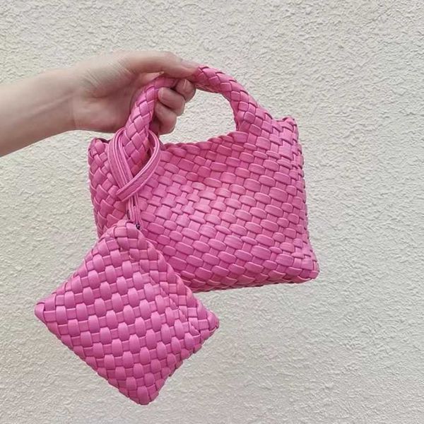 Mini sac tissé haut de gamme fait à la main, seau à eau, panier à choux, sac à bandoulière pour femmes, nouvelle collection