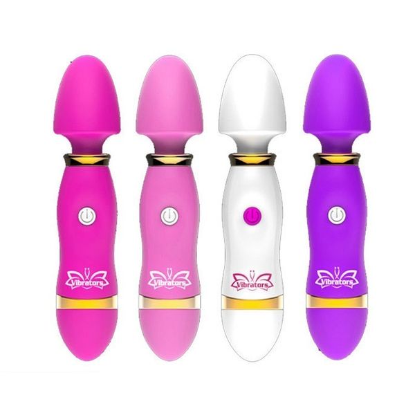 Nouvelle vibration à haute fréquence Mini Av Stick 12-fréquence Vibration femelle Appareil Massage Massage Stick Adult Sex Products Vide.