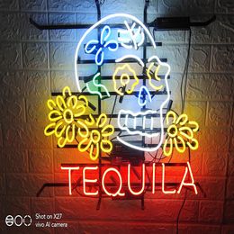 Nouveau HIGH LIFE LIFE NUDES Neon TEQUILA Cocktails Beer Sign Bar Sign Real Glass Neon Light Beer Sign 18inch2628