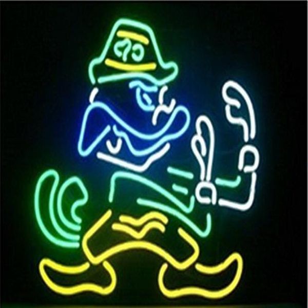 Nouveau HIGH LIFE Neon Beer Sign Bar Sign Real Glass Neon Light Beer Sign University Of Notre Dame Fightin Irish Neon 17x14237n