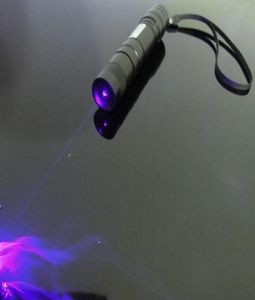 Nouvelle puissance 10000m 405 nm Purple Blue Violet Laser Pointer Hunting Hunting Focageable UV contrefait détecteur1960521
