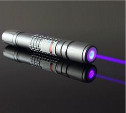 NIEUWE HIGH POWER MILITAIRE 2000M 405 NM Purple Blue Violet Laser Pointers zaklamp Lichtstraal lazer UV vervalste detector jagen 2679536