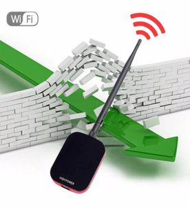 NIEUWE HOOG POWERSPEED N9000 Internet Wireless USB WiFi Adapter 150 Mbps Lange Range Wi Fi antenne WiFi Receiver 2285079