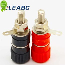 Nieuw hoogwaardige 1 paar (rood + zwart) versterker terminal binding Post bananenplug jack paneel mount connector