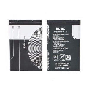 1020mAh BL-5C Replacement Phone Battery for Nokia 1112 1208 1600 2610 2600 n70 n71