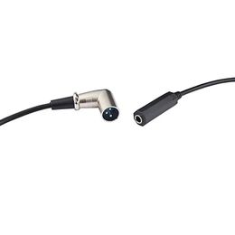 Nuevo cable de audio hembra macho de alta calidad de 2024 codo XLR a 65 mm con un adaptador de micrófono de micrófono de mezclador masculino de tres núcleo a XLR