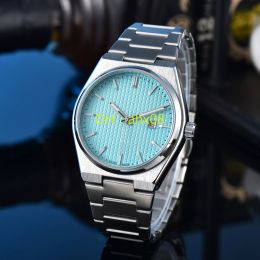 Nieuwe Hoge Kwaliteit 40 MM T Quartz Dag Kalender Horloges Mannen met Doos en Saffierglas Vrouwen Horloge Designer 1853 Watch246D