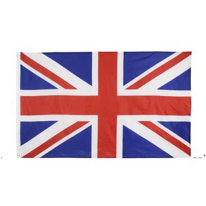 Nouvelle haute qualité 90 * 150cm 3 * 5fts 100% polyester Union Jack Royaume-Uni drapeau britannique EWB5808