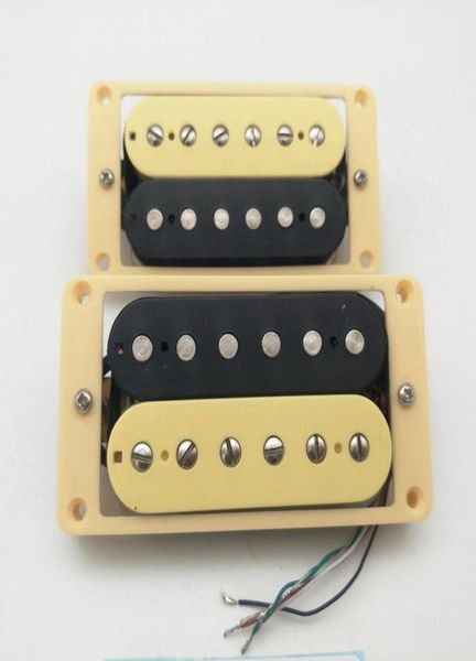 NUEVAS pastillas Alnico5 de alta calidad, pastillas Humbucker para guitarra eléctrica, conjunto de cuello y puente 4C, diagrama de circuito de instalación de cebra 7016289