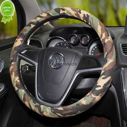 Nieuwe Hoge Kwaliteit Calssic Man Camouflage Vlas Auto Stuurwiel Covers 15 inch 38 CM Camo Universele Auto Stuurwielen case