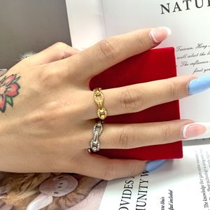 Nieuwe hoge kwaliteit chrome ring roestvrij stalen ringen klassieke sieraden mannen en vrouwen paar ringen moderne stijl band accessoires met sieraden pouches groothandel