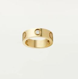 nieuwe hoge kwaliteit ontwerper liefde schroef ring heren dames ring klassiek luxe titanium staal legering materiaal vervaagt nooit niet-allergisch mode-accessoires- 4/5/6 mm