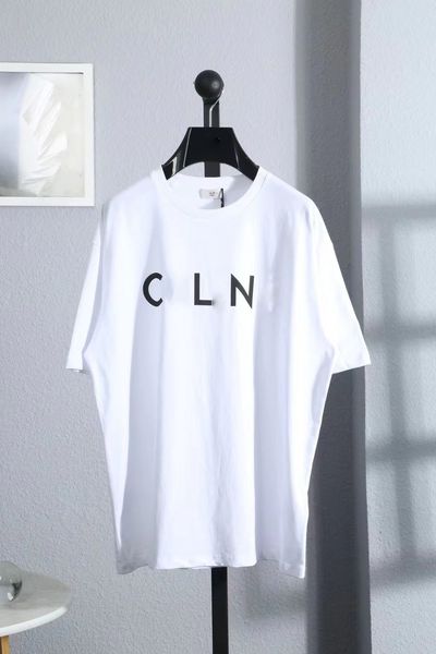 Nouveau T-shirt et polo de haute qualité pour hommes et femmes, en coton et en spandex, pour couples, imprimé simple, décontracté, manches courtes, slim