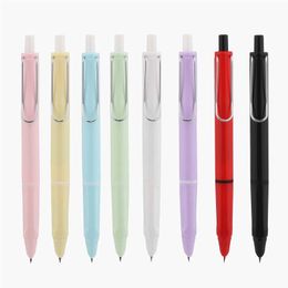 Nieuwe hoogwaardige mode 8 kleuren Studenten School Office Supplies Press Fountain Pen