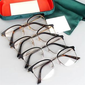 Nieuwe Hoge Kwaliteit G0413 Frame Mannen Wenkbrauw Bril Lichtgewicht Plank Metalen Grote Vierkante Fullrim Voor Brillen Bril 5236W