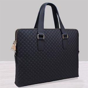 Nieuwe hoogwaardige handtassen Designer Bags Brandfracticasen Telen mannen aktetassen Casual Crocodile Leather Handtas Classic Bags187R