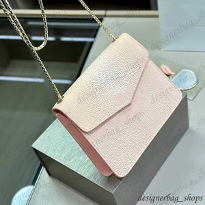 Nouveau sac à bandoulière de luxe de haute qualité sac enveloppe design sac à bandoulière chaîne fine avec petit miroir portefeuille en cuir véritable 230609