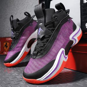 Nouvelles baskets de basket-ball respirantes pour hommes de haute qualité, baskets à entraînement ultra léger Chaussures de basket-ball de luxe Chaussures noires 36-45